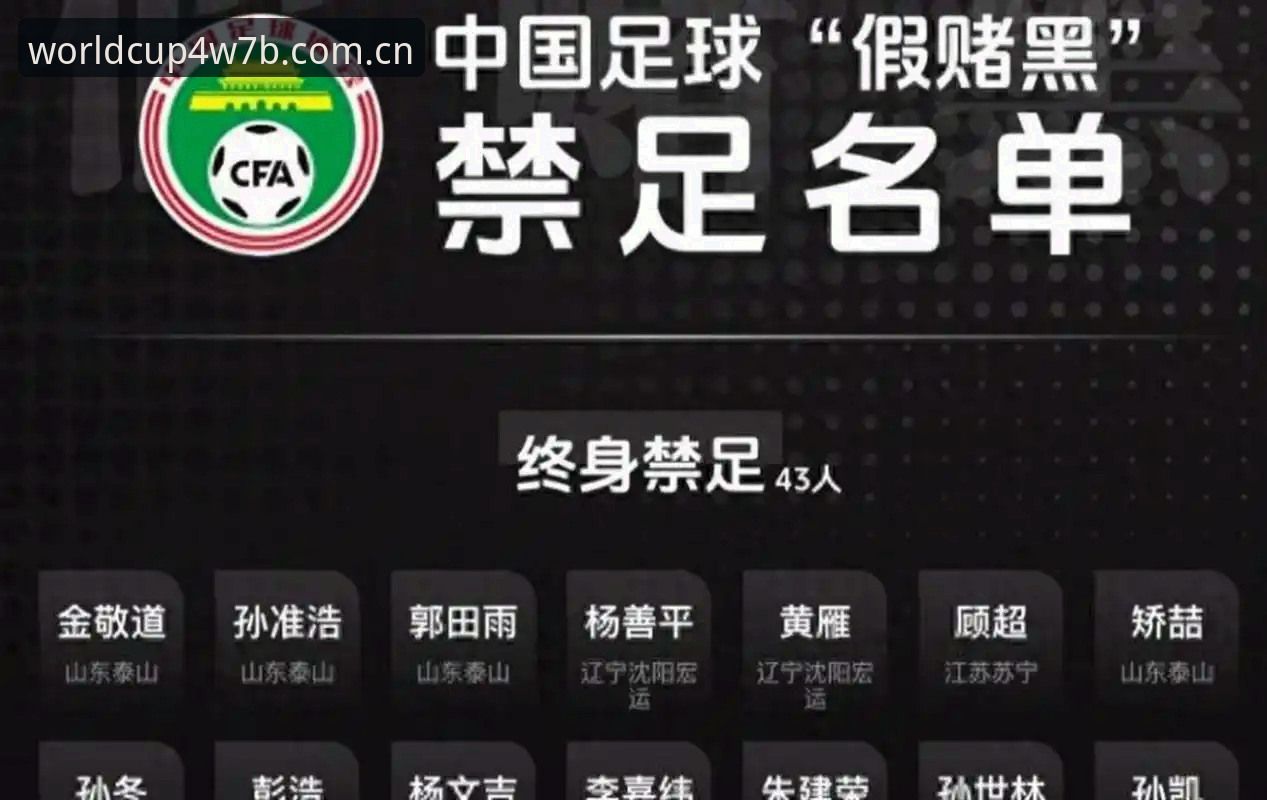 中国足协第三批禁足名单详解：65名从业人员受罚，终身禁赛17人